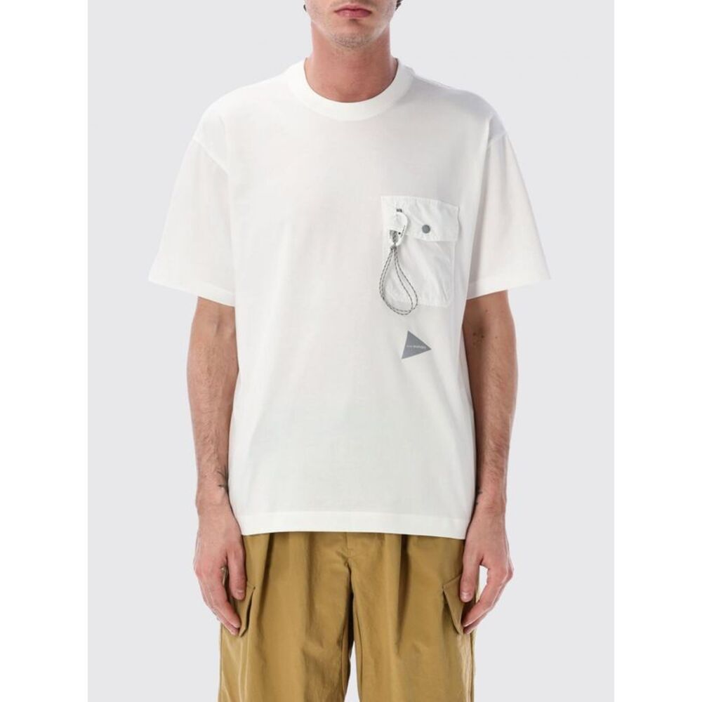 And Wander T-Shirt Men Beige